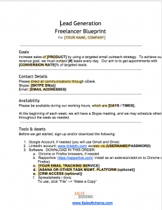 Lead Generation Freelancer Blueprint