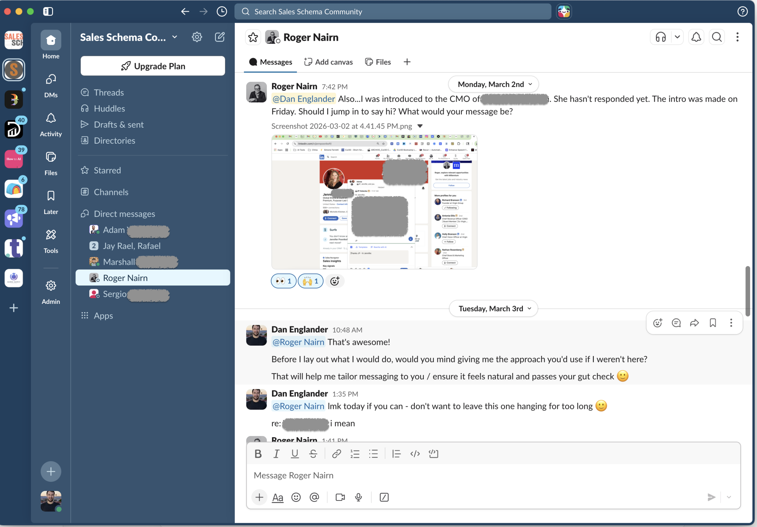 Fast feedback in Slack