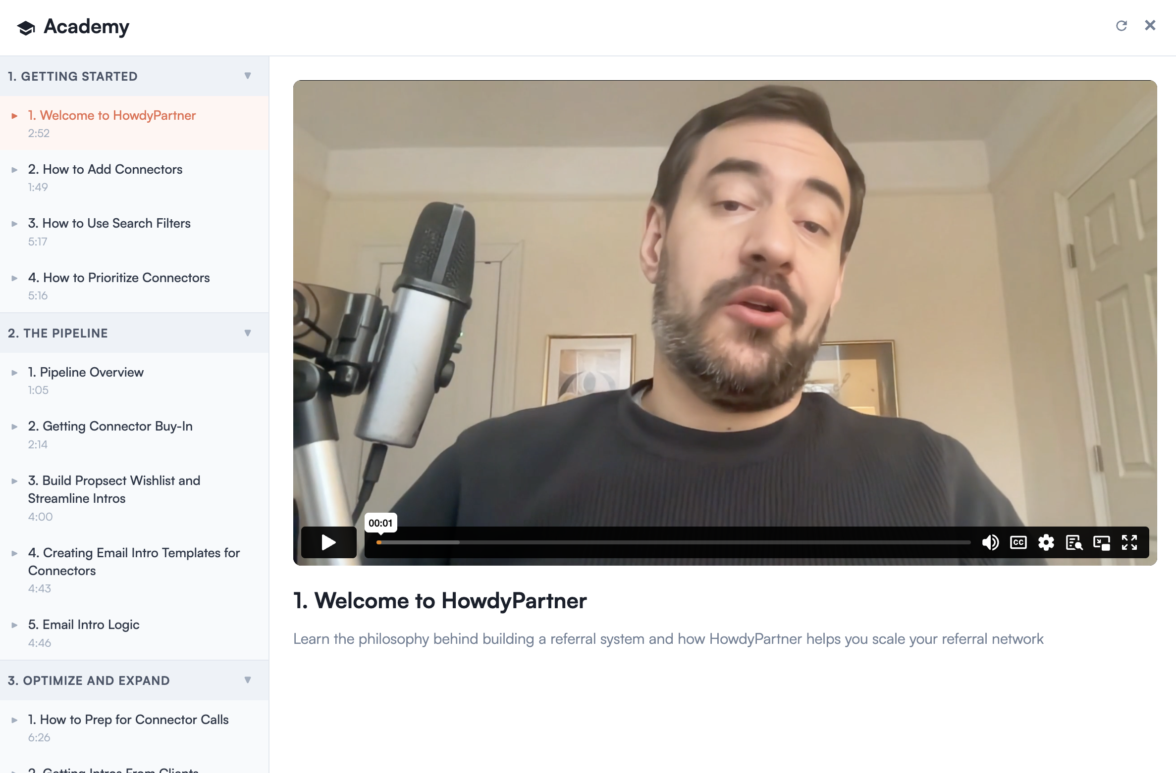 Sales Schema Academy curriculum