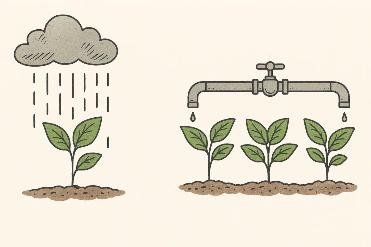 From referrals like rain to referrals on an irrigation system